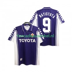 Fiorentina Wedstrijdshirt met Korting BASTUTA 9 2000 Retro Thuis Heren 1999 Korte Mouw