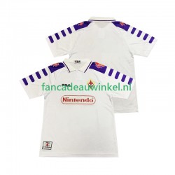Fiorentina Wedstrijdshirt met Korting Retro Uit Heren 1998 1999 Korte Mouw