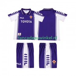 Fiorentina Wedstrijdshirt met Korting 2000 Retro Thuis Kind 1999 Korte Mouw