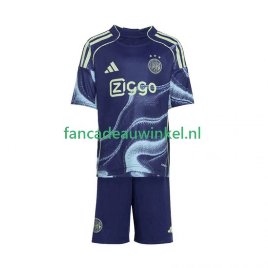 AFC Ajax Wedstrijdshirt met Korting Uit Kind 2025-26 Korte Mouw