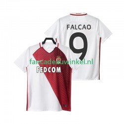 AS Monaco Wedstrijdshirt met Korting FALCAO 9 2016 2017 Thuis Heren Korte Mouw
