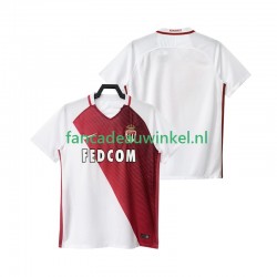 AS Monaco Wedstrijdshirt met Korting 2016 2017 Thuis Heren Korte Mouw