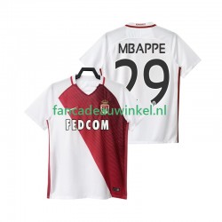 AS Monaco Wedstrijdshirt met Korting Mbappé 29 2016 2017 Thuis Heren Korte Mouw