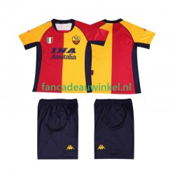 AS Roma Wedstrijdshirt met Korting 2001 Retro Thuis Kind Korte Mouw