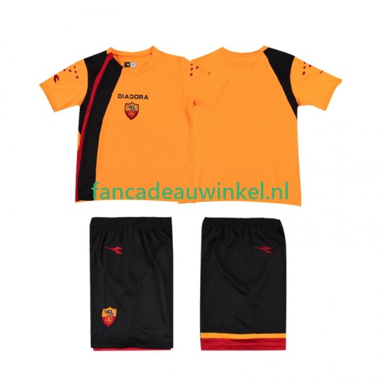 AS Roma Wedstrijdshirt met Korting Retro Thuis Kind 2005-2006 Korte Mouw