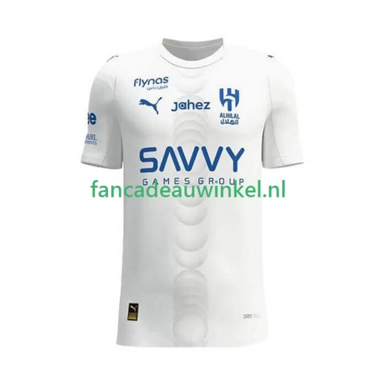 Al Hilal Wedstrijdshirt met Korting Uit Heren 2025-26 Korte Mouw