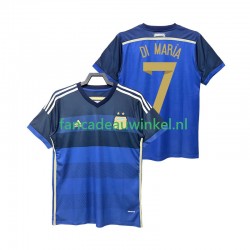 Argentinië Wedstrijdshirt met Korting DI MARIA 7 2014 Retro Uit Heren Korte Mouw