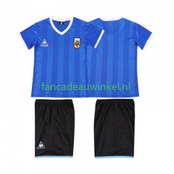 Argentinië Wedstrijdshirt met Korting 1986 Retro Uit Kind Korte Mouw