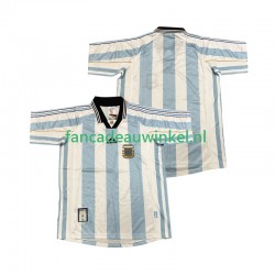 Argentinië Wedstrijdshirt met Korting Retro Thuis Heren 1998 Korte Mouw