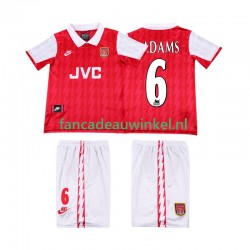 Arsenal Wedstrijdshirt met Korting ADAMS 6 1996 Retro Thuis Kind 1994 Korte Mouw