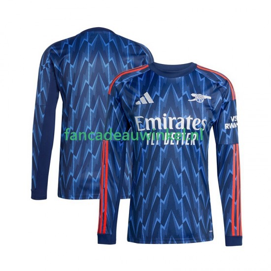 Arsenal Wedstrijdshirt met Korting Uit Heren 2025-26 Lange Mouw