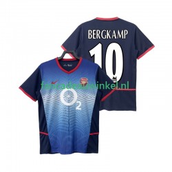 Arsenal Wedstrijdshirt met Korting BERGKAMP 10 Retro Uit Heren 2004 2002 Korte Mouw