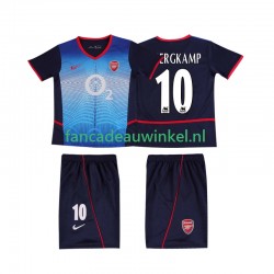 Arsenal Wedstrijdshirt met Korting BERGKAMP 10 Retro Uit Kind 2004 2002 Korte Mouw