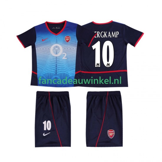 Arsenal Wedstrijdshirt met Korting BERGKAMP 10 Retro Uit Kind 2004 2002 Korte Mouw