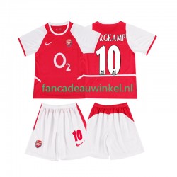 Arsenal Wedstrijdshirt met Korting BERGKAMP 10 2003 Retro Thuis Kind 2002 Korte Mouw