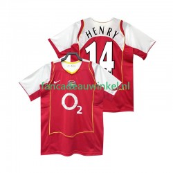 Arsenal Wedstrijdshirt met Korting Henry 14 2005 Retro Thuis Heren 2004 Korte Mouw