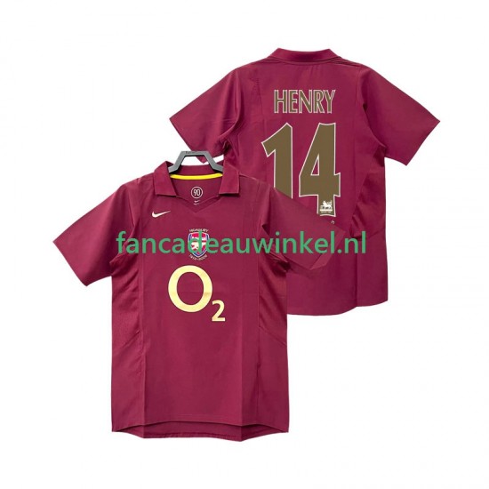 Arsenal Wedstrijdshirt met Korting Henry 14 2005 Retro Thuis Heren 2006 Korte Mouw