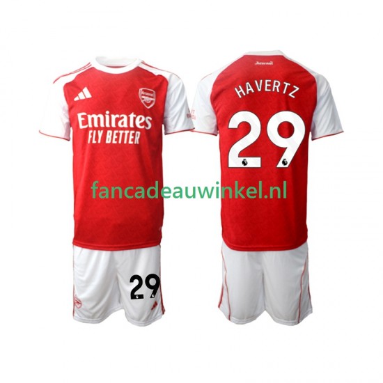 Arsenal Wedstrijdshirt met Korting Kai Havertz 29 Thuis Kind 2025-26 Korte Mouw