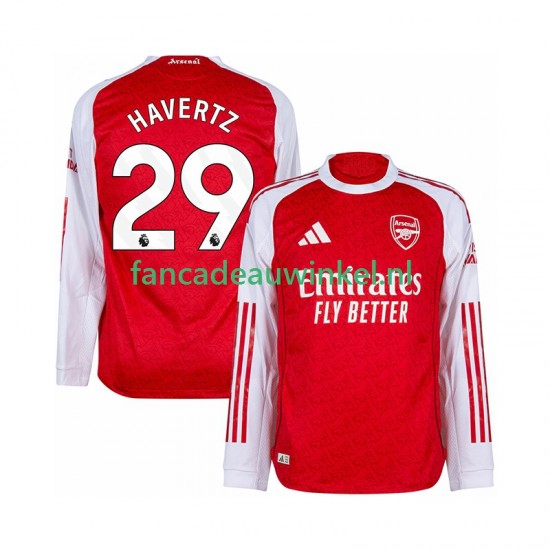Arsenal Wedstrijdshirt met Korting Kai Havertz 29 Thuis Heren 2025-26 Lange Mouw