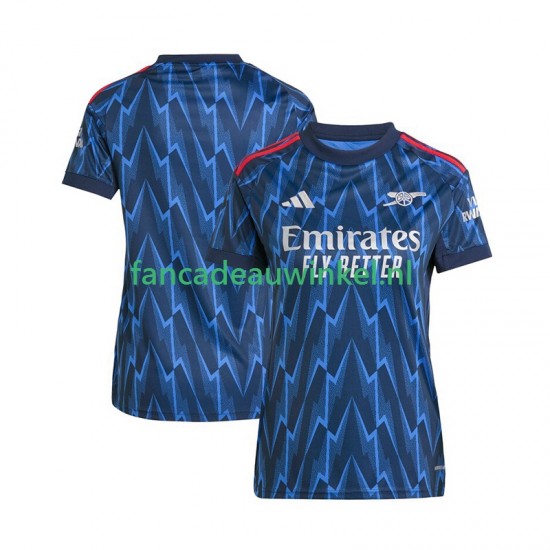 Arsenal Wedstrijdshirt met Korting Uit Dames 2025-26 Korte Mouw