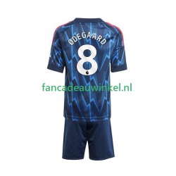 Arsenal Wedstrijdshirt met Korting Martin Odegaard 8 Uit Kind 2025-26 Korte Mouw