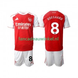 Arsenal Wedstrijdshirt met Korting Martin Odegaard 8 Thuis Kind 2025-26 Korte Mouw