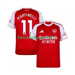 Arsenal Wedstrijdshirt met Korting Martin Zubimendi 11 Thuis Heren 2025-26 Korte Mouw