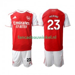 Arsenal Wedstrijdshirt met Korting Merino 23 Thuis Kind 2025-26 Korte Mouw