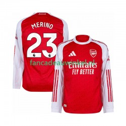 Arsenal Wedstrijdshirt met Korting Merino 23 Thuis Heren 2025-26 Lange Mouw