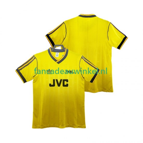 Arsenal Wedstrijdshirt met Korting 1986 1988 Retro Uit Heren Korte Mouw