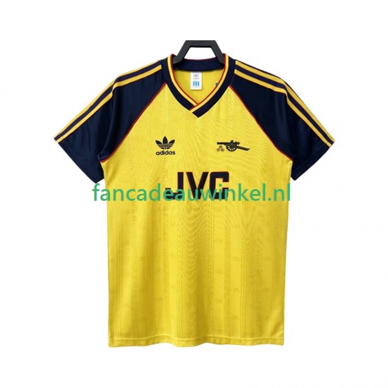 Arsenal Wedstrijdshirt met Korting 1988 1990 Retro Uit Heren Korte Mouw