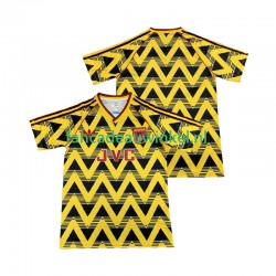 Arsenal Wedstrijdshirt met Korting 1991 1993 Retro Uit Heren Korte Mouw