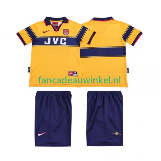Arsenal Wedstrijdshirt met Korting 1997 Retro Uit Kind 1999 Korte Mouw
