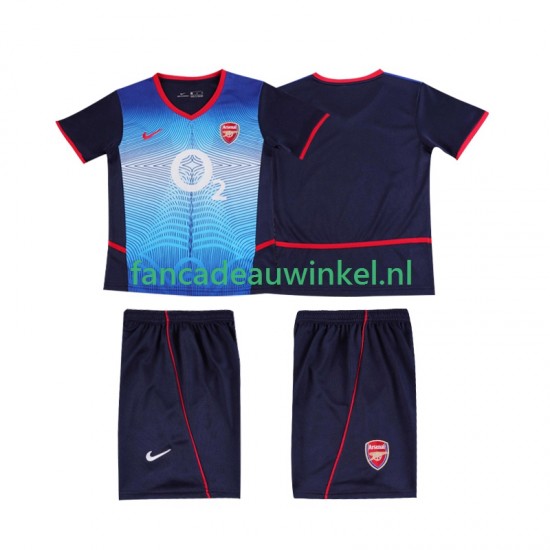 Arsenal Wedstrijdshirt met Korting Retro Uit Kind 2004 2002 Korte Mouw