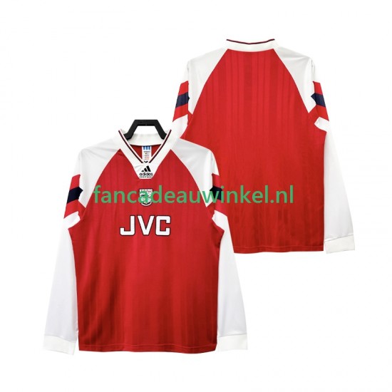 Arsenal Wedstrijdshirt met Korting 192 Retro Thuis Heren 1994 Lange Mouw
