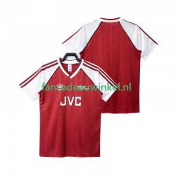 Arsenal Wedstrijdshirt met Korting 1988 1990 Retro Thuis Heren Korte Mouw