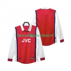 Arsenal Wedstrijdshirt met Korting Retro Thuis Heren 1998 1999 Lange Mouw