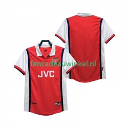 Arsenal Wedstrijdshirt met Korting Retro Thuis Heren 1998 1999 Korte Mouw