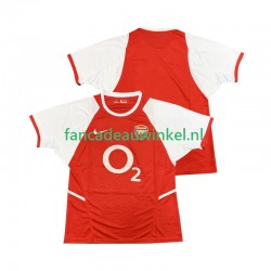 Arsenal Wedstrijdshirt met Korting 2003 Retro Thuis Heren 2002 Korte Mouw