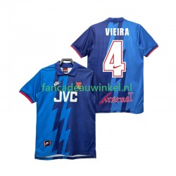 Arsenal Wedstrijdshirt met Korting VIEIRA 4 1995 1996 Retro Uit Heren Korte Mouw