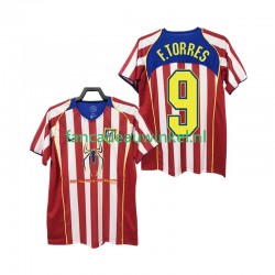 Atlético Madrid Wedstrijdshirt met Korting F TORRES 9 2005 Retro Thuis Heren 2004 Korte Mouw