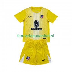 Atlético Madrid Wedstrijdshirt met Korting Keepersshirt Thuis Kind 2025-26 Korte Mouw