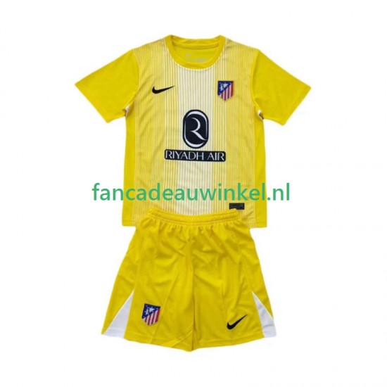 Atlético Madrid Wedstrijdshirt met Korting Keepersshirt Thuis Kind 2025-26 Korte Mouw