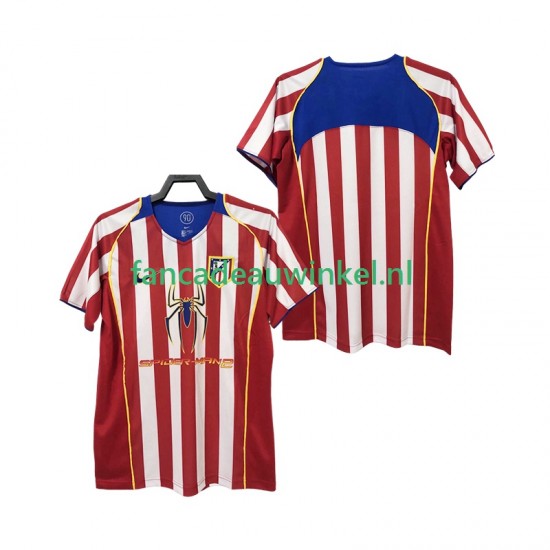 Atlético Madrid Wedstrijdshirt met Korting 2005 Retro Thuis Heren 2004 Korte Mouw