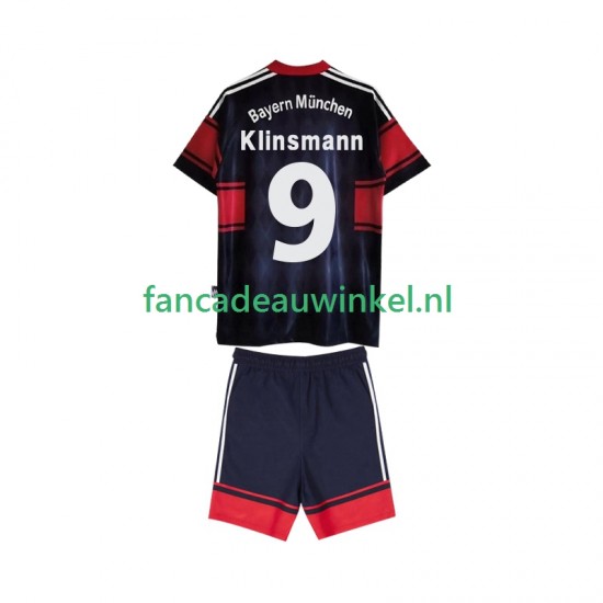 FC Bayern München Wedstrijdshirt met Korting Klinsmann 9 1997 Retro Thuis Kind 1999 Korte Mouw