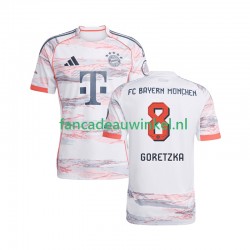 FC Bayern München Wedstrijdshirt met Korting Leon Goretzka 8 Uit Heren 2025-26 Korte Mouw