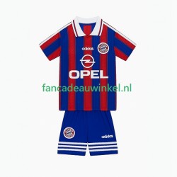 FC Bayern München Wedstrijdshirt met Korting 1995 1997 Retro Thuis Kind Korte Mouw