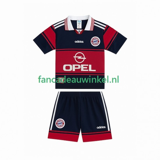 FC Bayern München Wedstrijdshirt met Korting 1997 Retro Thuis Kind 1999 Korte Mouw