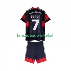 FC Bayern München Wedstrijdshirt met Korting Scholl 7 1997 Retro Thuis Kind 1999 Korte Mouw