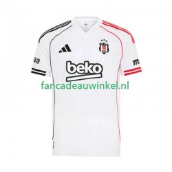Besiktas Wedstrijdshirt met Korting Thuis Heren 2025-26 Korte Mouw